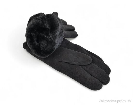 Чоловічі рукавиці Зима 266-1 black (10 шт. р.сітка11-14) "CAP" недорого оптом від прямого постачальника, зображення 2