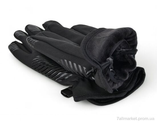 Рукавички унісекс Зима Z07-02 black (12 шт. р.сіткаS-L) "TUZZI" недорого оптом від прямого постачальника, зображення 3