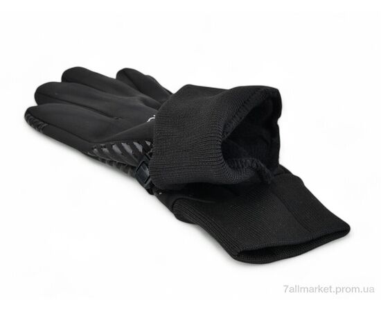Рукавички унісекс Зима Z6-03 black (12 шт. р.сіткаS-L) "TUZZI" недорого оптом від прямого постачальника, зображення 3