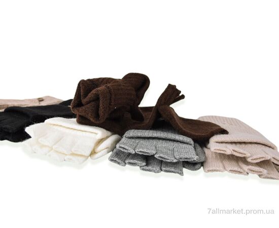 Варежки для женщин Зима 2255 (хутро) mix (12 шт. р.сетка One size) "CAP" недорого оптом от прямого поставщика, изображение 2 Фотография Варежки для женщин Зима 2255 (хутро) mix (12 шт. р.сетка One size) "CAP" недорого оптом от прямого поставщика, изображение 2