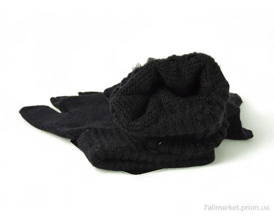 Варежки мужские Зима 1305 black (12 шт. р.сетка One size) "CAP" недорого оптом от прямого поставщика, изображение 2 Фотография Варежки мужские Зима 1305 black (12 шт. р.сетка One size) "CAP" недорого оптом от прямого поставщика, изображение 2