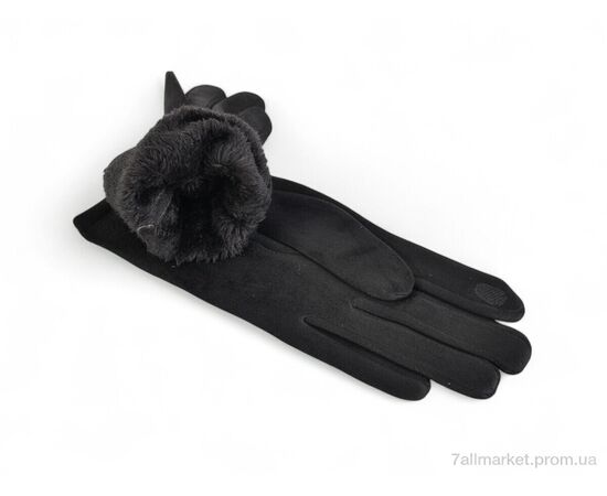 Фотография Перчатки женские Зима 723-1 black (12 шт. р.сетка 6,5-8,5) "KUINH" недорого оптом от прямого поставщика, изображение 2