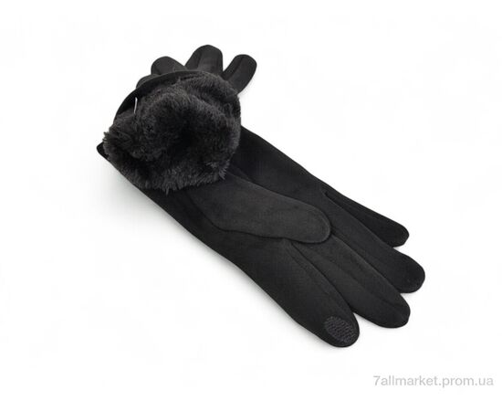 Фотография Перчатки женские Зима 723-3 black (12 шт. р.сетка 6,5-8,5) "KUINH" недорого оптом от прямого поставщика, изображение 2