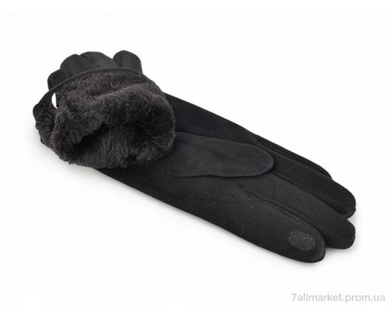 Фотография Перчатки женские Зима 723-4 black (12 шт. р.сетка 6,5-8,5) "KUINH" недорого оптом от прямого поставщика, изображение 2