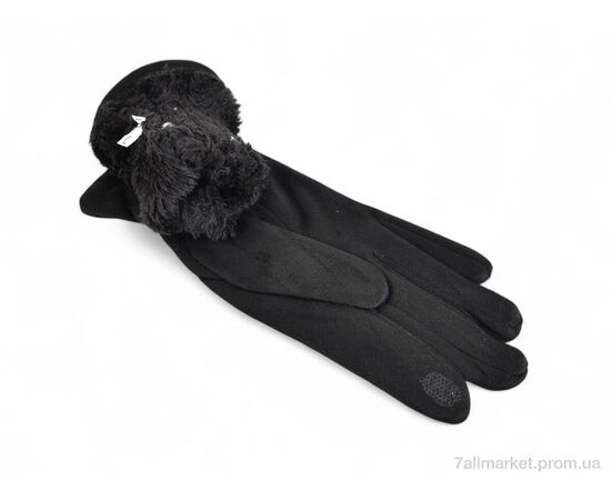 Фотография Перчатки женские Зима 723-5 black (12 шт. р.сетка 6,5-8,5) "KUINH" недорого оптом от прямого поставщика, изображение 2