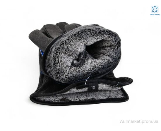 Чоловічі рукавиці Зима SV10539 black (10 шт. р.сітка11-13) "TUZZI" недорого оптом від прямого постачальника, зображення 2