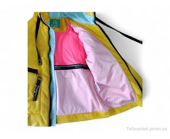 Фотография Куртка детская Весна/осень 4814 жовтий (5 шт. р.сетка 10-14) "Kids-modnik" недорого оптом от прямого поставщика, изображение 3