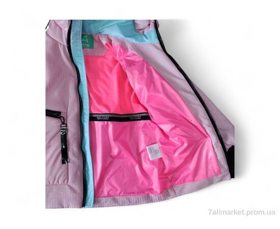 Фотография Куртка детская Весна/осень 4814 рожевий (5 шт. р.сетка 10-14) "Kids-modnik" недорого оптом от прямого поставщика, изображение 3