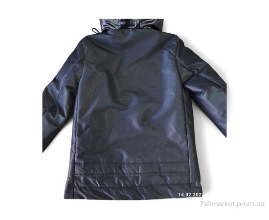 Фотография Куртка детская Весна/осень 4811 чорний (5 шт. р.сетка 10-14) "Kids-modnik" недорого оптом от прямого поставщика, изображение 2