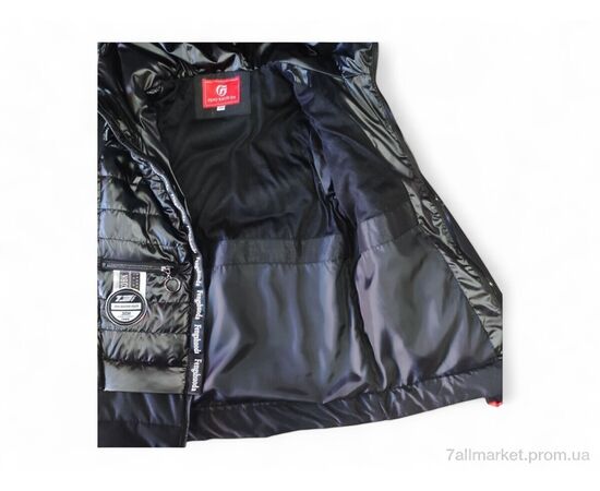 Фотография Куртка детская Весна/осень 4811 чорний (5 шт. р.сетка 10-14) "Kids-modnik" недорого оптом от прямого поставщика, изображение 3