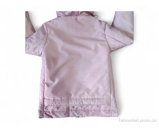 Фотография Куртка детская Весна/осень 4811 пудровий (5 шт. р.сетка 10-14) "Kids-modnik" недорого оптом от прямого поставщика, изображение 2