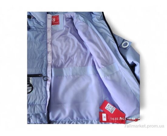 Фотография Куртка детская Весна/осень 4811 бузковий (5 шт. р.сетка 10-14) "Kids-modnik" недорого оптом от прямого поставщика, изображение 3