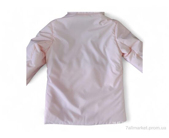 Фотография Куртка детская Весна/осень 4812 рожевий (5 шт. р.сетка 10-14) "Kids-modnik" недорого оптом от прямого поставщика, изображение 2