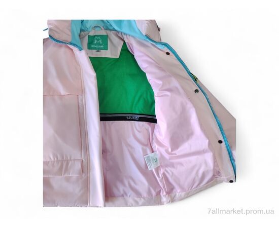 Фотография Куртка детская Весна/осень 4812 рожевий (5 шт. р.сетка 10-14) "Kids-modnik" недорого оптом от прямого поставщика, изображение 3