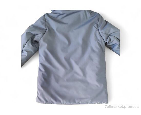 Фотография Куртка детская Весна/осень 4812 сірий (5 шт. р.сетка 10-14) "Kids-modnik" недорого оптом от прямого поставщика, изображение 2