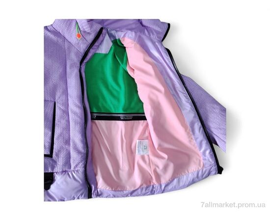 Фотография Куртка детская Весна/осень 4813 бузковий (5 шт. р.сетка 8-12) "Kids-modnik" недорого оптом от прямого поставщика, изображение 3