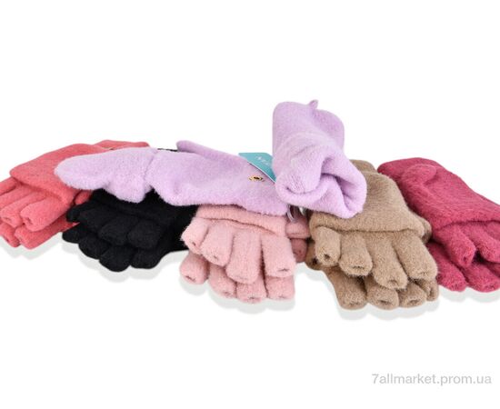 Варежки для женщин Зима K1 mix (12 шт. р.сетка One size) "TUZZI" недорого оптом от прямого поставщика, изображение 2 Фотография Варежки для женщин Зима K1 mix (12 шт. р.сетка One size) "TUZZI" недорого оптом от прямого поставщика, изображение 2