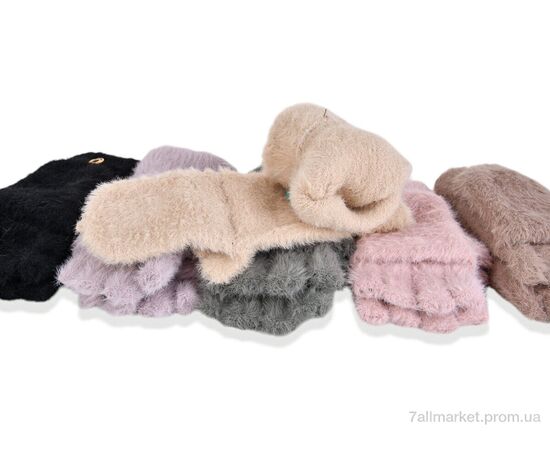 Варежки для женщин Зима K2 (норка) mix (12 шт. р.сетка One size) "TUZZI" недорого оптом от прямого поставщика, изображение 2 Фотография Варежки для женщин Зима K2 (норка) mix (12 шт. р.сетка One size) "TUZZI" недорого оптом от прямого поставщика, изображение 2