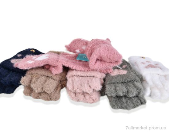 Варежки для женщин Зима K 9(норка) mix (12 шт. р.сетка One size) "TUZZI" недорого оптом от прямого поставщика, изображение 2 Фотография Варежки для женщин Зима K 9(норка) mix (12 шт. р.сетка One size) "TUZZI" недорого оптом от прямого поставщика, изображение 2