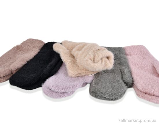 Варежки для женщин Зима K4 (норка) mix (12 шт. р.сетка One size) "TUZZI" недорого оптом от прямого поставщика, изображение 2 Фотография Варежки для женщин Зима K4 (норка) mix (12 шт. р.сетка One size) "TUZZI" недорого оптом от прямого поставщика, изображение 2