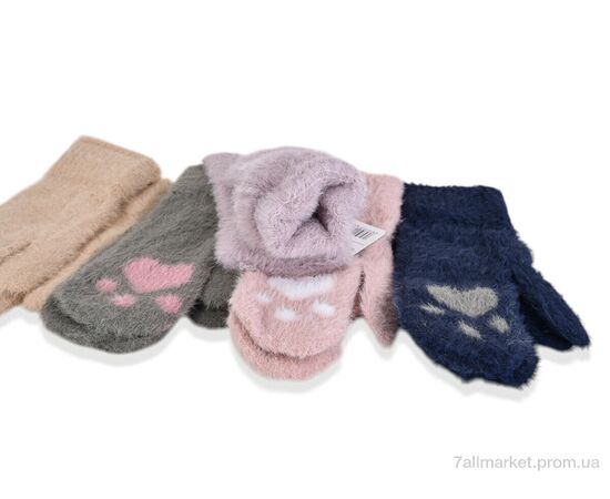 Варежки для женщин Зима K9 (норка) mix (12 шт. р.сетка One size) "TUZZI" недорого оптом от прямого поставщика, изображение 2 Фотография Варежки для женщин Зима K9 (норка) mix (12 шт. р.сетка One size) "TUZZI" недорого оптом от прямого поставщика, изображение 2