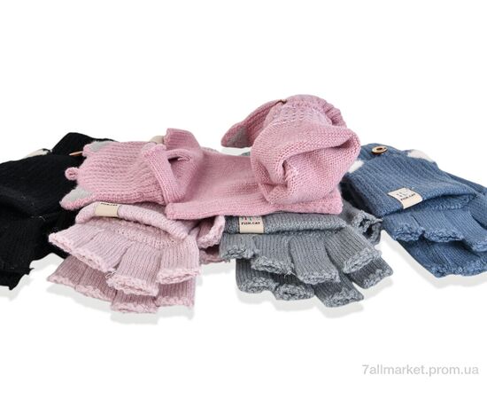 Варежки для женщин Зима K10 mix (12 шт. р.сетка One size) "TUZZI" недорого оптом от прямого поставщика, изображение 2 Фотография Варежки для женщин Зима K10 mix (12 шт. р.сетка One size) "TUZZI" недорого оптом от прямого поставщика, изображение 2