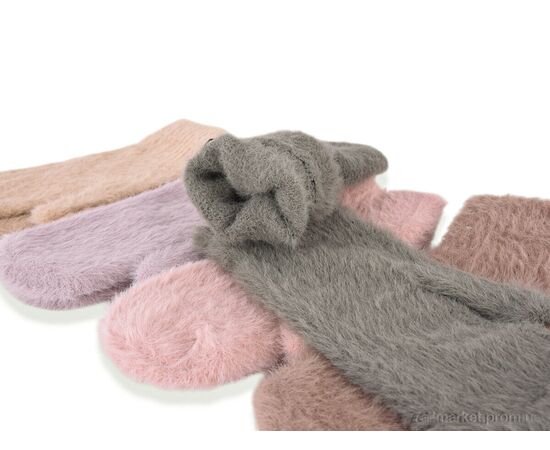 Варежки для женщин Зима D04 (норка) mix (12 шт. р.сетка One size) "CAP" недорого оптом от прямого поставщика, изображение 2 Фотография Варежки для женщин Зима D04 (норка) mix (12 шт. р.сетка One size) "CAP" недорого оптом от прямого поставщика, изображение 2