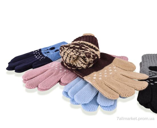 Перчатки для детей Зима D11 mix (12 шт. р.сетка One size) "CAP" недорого оптом от прямого поставщика, изображение 2 Фотография Перчатки для детей Зима D11 mix (12 шт. р.сетка One size) "CAP" недорого оптом от прямого поставщика, изображение 2