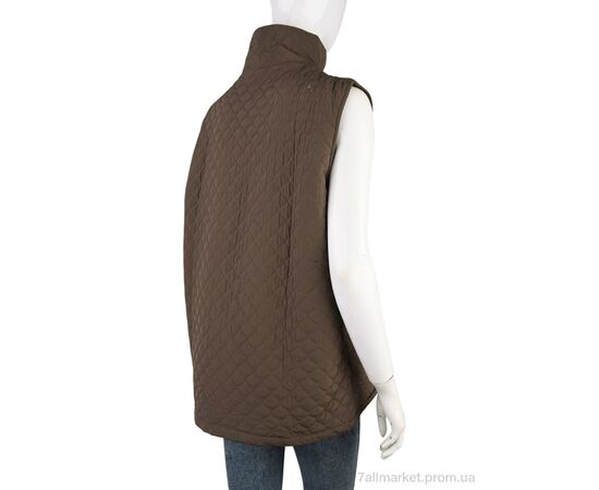 Жилетка жіноча Весна/осінь 6632 (11992) khaki (5 шт. р.сітка3XL-7XL) "Obuvok" недорого оптом від прямого постачальника, зображення 2 Жилетка жіноча Весна/осінь 6632 (11992) khaki (5 шт. р.сітка3XL-7XL) "Obuvok" недорого оптом від прямого постачальника, зображення 2