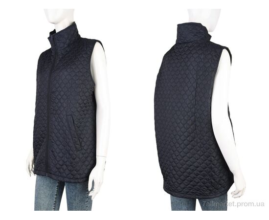 Жилетка жіноча Весна/осінь 6632 (11992) navy (5 шт. р.сітка3XL-7XL) "Obuvok" недорого оптом від прямого постачальника, зображення 3 Жилетка жіноча Весна/осінь 6632 (11992) navy (5 шт. р.сітка3XL-7XL) "Obuvok" недорого оптом від прямого постачальника, зображення 3