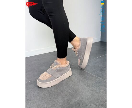 Кросівки жіночі модні Зима 570 сір.з.беж. хутро (8 пар р.36-41) "ARTO" недорого оптом від прямого постачальника, зображення 2 Кросівки жіночі модні Зима 570 сір.з.беж. хутро (8 пар р.36-41) "ARTO" недорого оптом від прямого постачальника, зображення 2