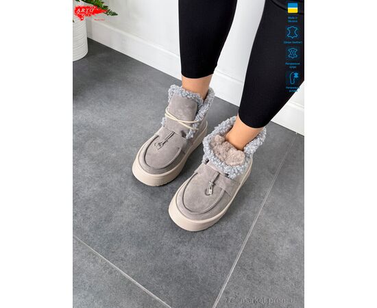 Черевики жіночі стильні Зима 501 сір.з. (8 пар р.36-41) "ARTO" недорого оптом від прямого постачальника, зображення 3 Черевики жіночі стильні Зима 501 сір.з. (8 пар р.36-41) "ARTO" недорого оптом від прямого постачальника, зображення 3