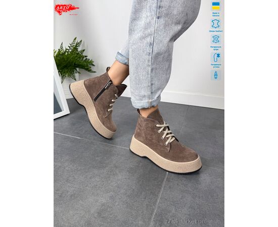 Ботинки женские стильные зима 107 кофе з. хутро (6 пар р.36-40) "ARTO" недорого оптом от прямого поставщика, изображение 2 Фотография Ботинки женские стильные зима 107 кофе з. хутро (6 пар р.36-40) "ARTO" недорого оптом от прямого поставщика, изображение 2