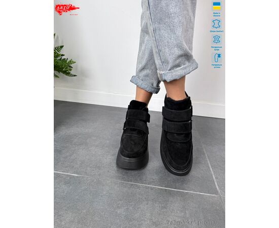 Черевики жіночі стильні Зима 610 ч.з. хутро (8 пар р.36-40) "ARTO" недорого оптом від прямого постачальника, зображення 3 Черевики жіночі стильні Зима 610 ч.з. хутро (8 пар р.36-40) "ARTO" недорого оптом від прямого постачальника, зображення 3