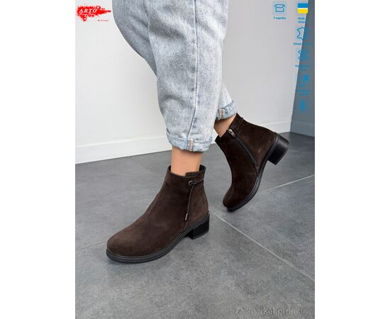 Фотография Ботинки женские стильные зима 402 кор.з.хутро (6 пар р.36-40) "ARTO" недорого оптом от прямого поставщика, изображение 2