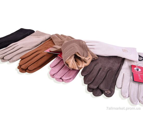 Фотография Перчатки женские Весна/осень JC4 mix (12 шт. р.сетка 6,5-8,5) "KUINH" недорого оптом от прямого поставщика, изображение 2