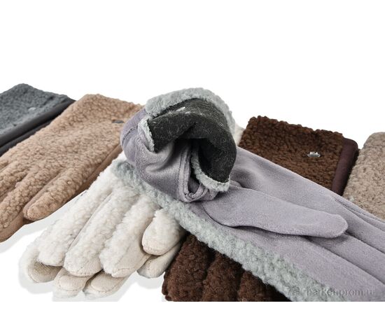 Рукавички жіночі Весна/осінь 711-2 (тедді) mix (12 шт. р.сітка6,5-8,5) "KUINH" недорого оптом від прямого постачальника, зображення 2 Рукавички жіночі Весна/осінь 711-2 (тедді) mix (12 шт. р.сітка6,5-8,5) "KUINH" недорого оптом від прямого постачальника, зображення 2