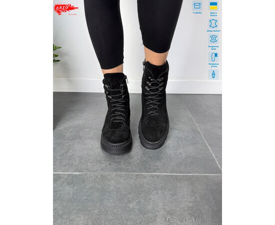 Фотография Ботинки женские стильные зима 525 ч.з. (6 пар р.36-40) "ARTO" недорого оптом от прямого поставщика, изображение 3