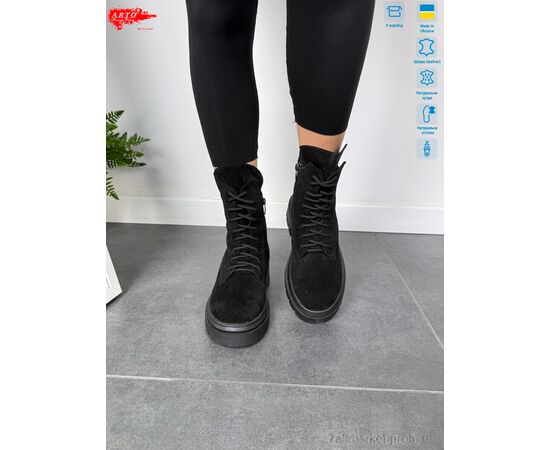 Фотография Ботинки женские стильные зима 530 ч.з. (6 пар р.36-40) "ARTO" недорого оптом от прямого поставщика, изображение 2