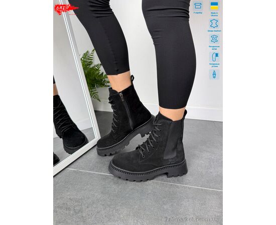 Фотография Ботинки женские стильные зима 450 ч.з. (6 пар р.36-40) "ARTO" недорого оптом от прямого поставщика, изображение 3
