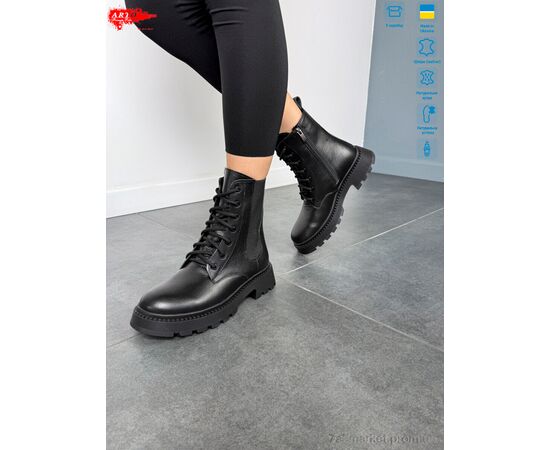 Фотография Ботинки женские стильные зима 450 ч.ш. (6 пар р.36-40) "ARTO" недорого оптом от прямого поставщика, изображение 2