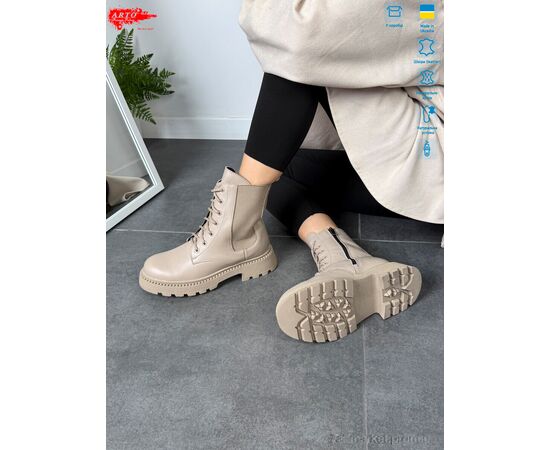 Фотография Ботинки женские стильные зима 450 латте ш. (6 пар р.36-40) "ARTO" недорого оптом от прямого поставщика, изображение 2