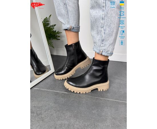 Фотография Ботинки женские стильные зима 2007 ч.ш. (6 пар р.36-40) "ARTO" недорого оптом от прямого поставщика, изображение 3