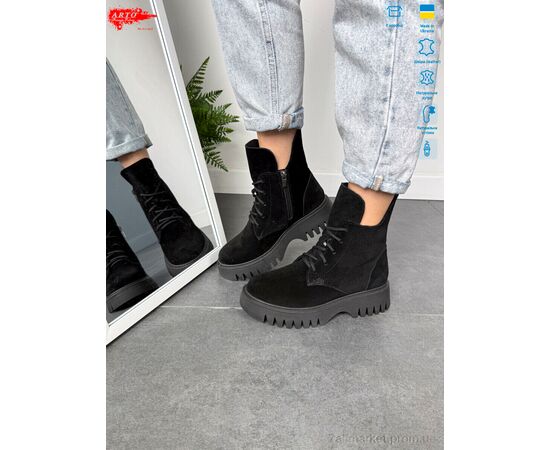 Фотография Ботинки женские стильные зима 6115 ч.з. (6 пар р.36-40) "ARTO" недорого оптом от прямого поставщика, изображение 2