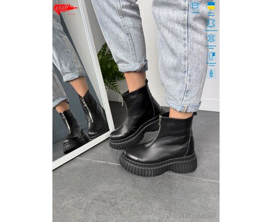 Фотография Ботинки женские стильные зима 2003 ч.ш. (6 пар р.36-40) "ARTO" недорого оптом от прямого поставщика, изображение 3