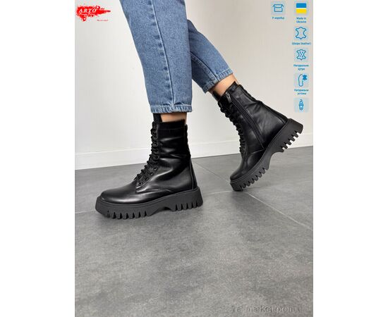 Фотография Ботинки женские стильные зима 2005 ч.ш. (5 пар р.36-40) "ARTO" недорого оптом от прямого поставщика, изображение 3