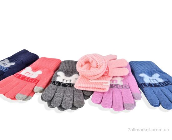 Рукавички для дітей Зима 2534 (16см) хутро mix (12 шт. р.сітка8-12) "KUINH" недорого оптом від прямого постачальника, зображення 2 Рукавички для дітей Зима 2534 (16см) хутро mix (12 шт. р.сітка8-12) "KUINH" недорого оптом від прямого постачальника, зображення 2