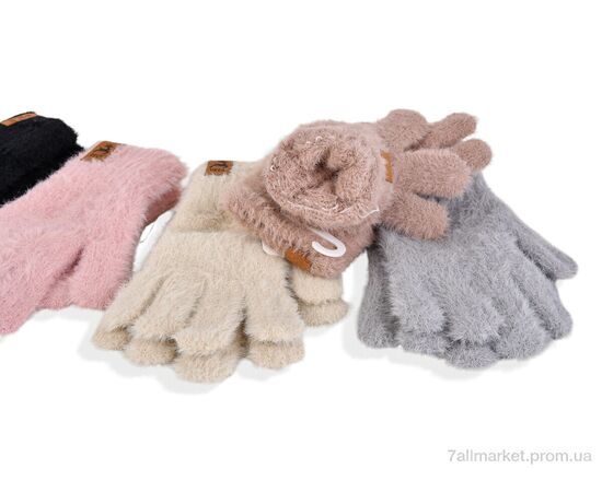 Рукавички для дітей Зима 2518 (16см) хутро mix (12 шт. р.сітка6-10) "KUINH" недорого оптом від прямого постачальника, зображення 2 Рукавички для дітей Зима 2518 (16см) хутро mix (12 шт. р.сітка6-10) "KUINH" недорого оптом від прямого постачальника, зображення 2