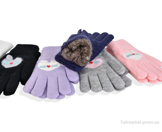 Рукавички для дітей Зима 2537 (16см) хутро mix (12 шт. р.сітка5-7) "KUINH" недорого оптом від прямого постачальника, зображення 2 Рукавички для дітей Зима 2537 (16см) хутро mix (12 шт. р.сітка5-7) "KUINH" недорого оптом від прямого постачальника, зображення 2