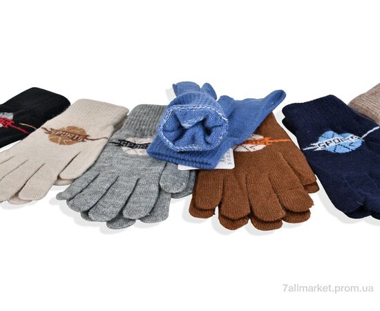Фотография Перчатки для детей Зима 5072L (хутро) mix (12 шт. р.сетка 8-12) "KUINH" недорого оптом от прямого поставщика, изображение 2